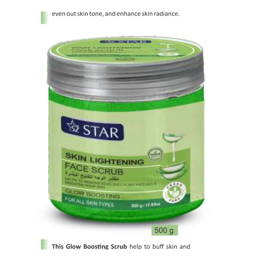 Skin Lightening Face Scrub