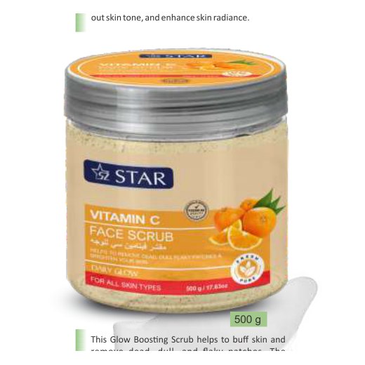 Vitamin C Face Scrub
