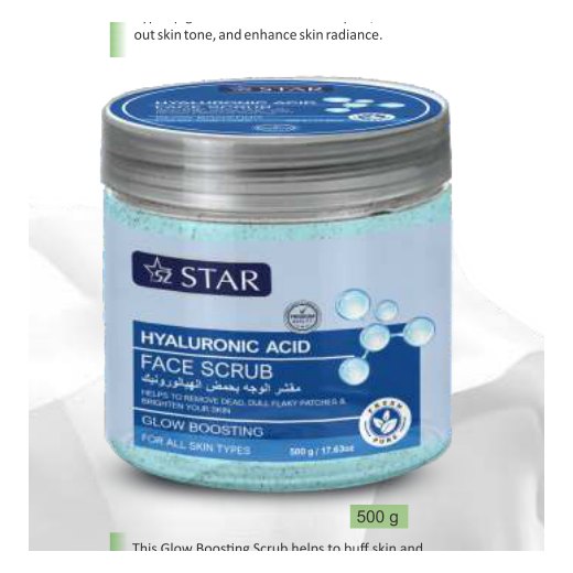 Hyaluronic Acid Face Scrub